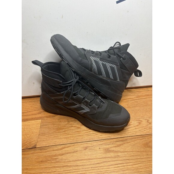 Adidas Terrex Trailmaker Mid Gor-Tex Triple Black Hiking Shoe Sz 11.5 Men FY2229 main image 5